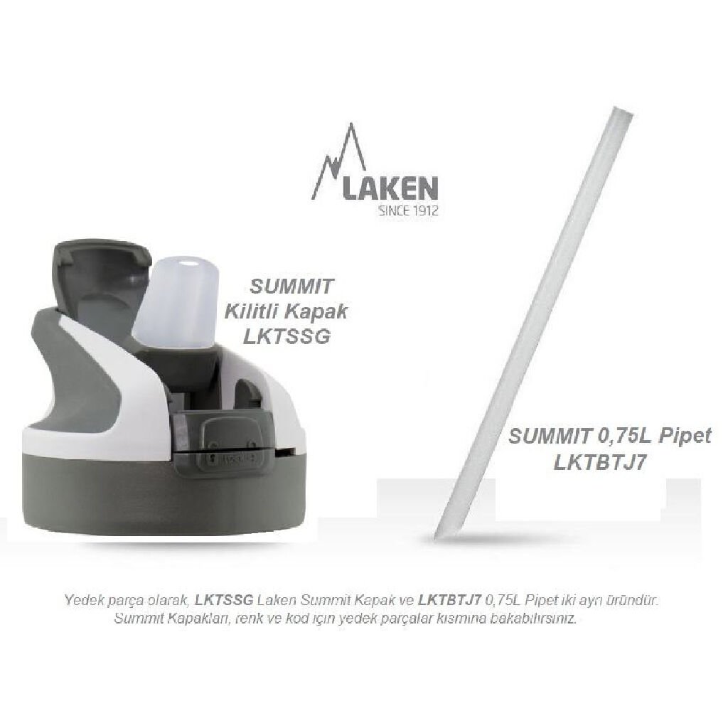 Laken Summit 0,50 Litre Paslanmaz Çelik Şişe Termos