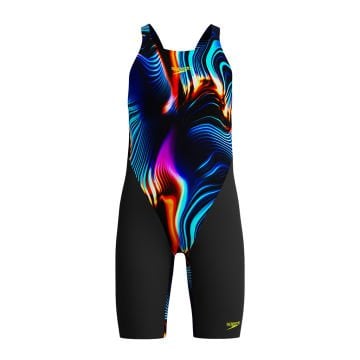 Speedo Fastskin Endurance+ Max Openback Kneeskin Kız Çocuk Yüzücü Mayosu