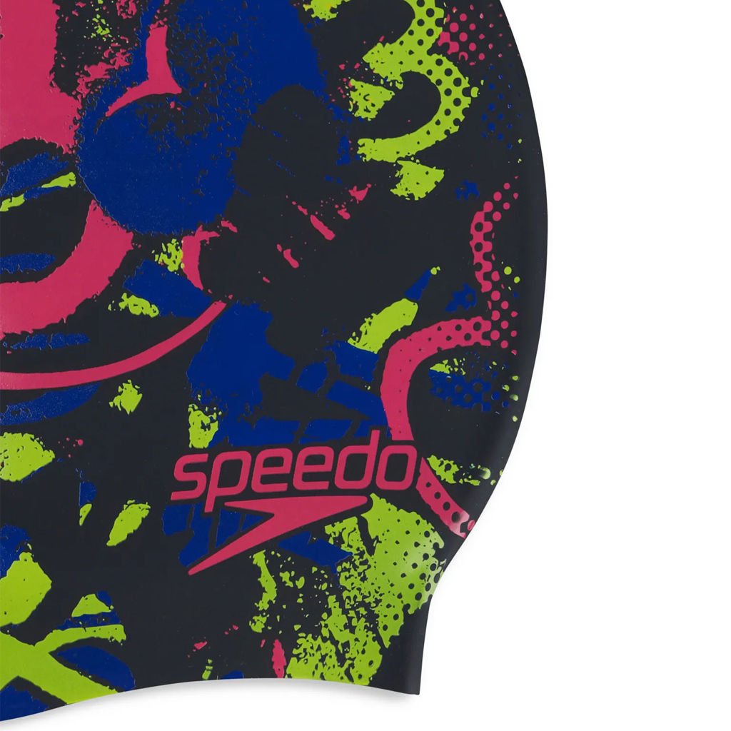 Speedo Slogan Silikon Yüzücü Bonesi