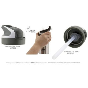 Laken Summit 0,75 Litre Paslanmaz Çelik Şişe Termos