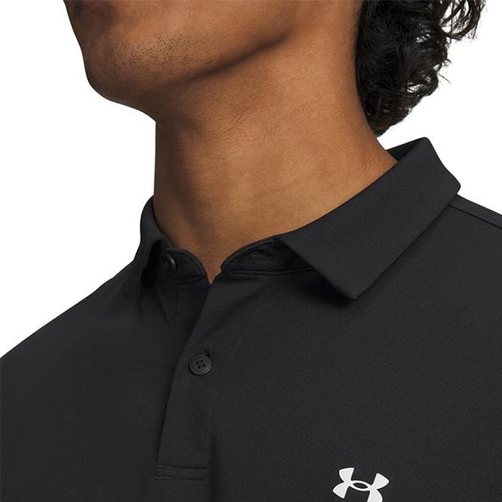Under Armour T2G Pique Erkek Siyah Polo Yaka Tişört